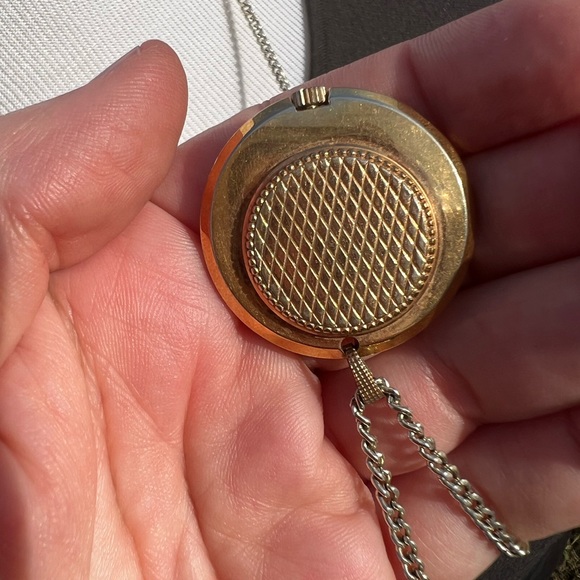 Vintage Arpeggio 17 jewels antimagnetic Swiss made pendant watch gold necklace - Picture 16 of 16